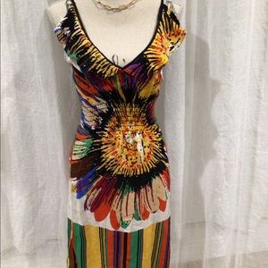 Anthropologie silk dress